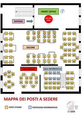 Mappa posti a sedere 2024